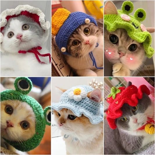 Knitted Cat-Hats